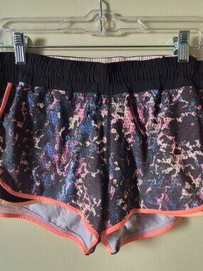 Lululemon athletic wear in the "Floral Sport Black Multi" print